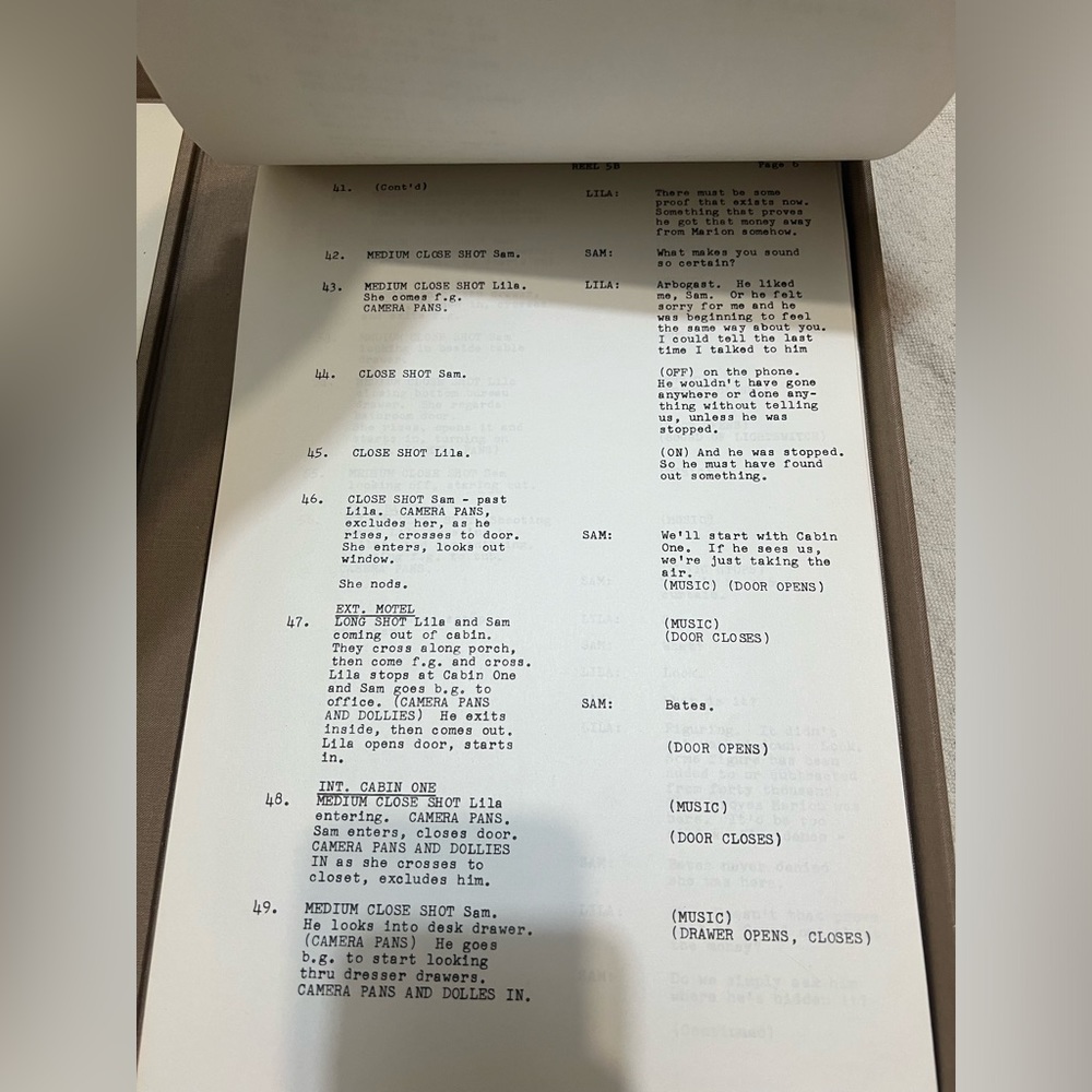 ❌SOLD❌Original Psycho Dialogue Movie Script Signed By Book Author Robert Bloch - Picture 10 of 14